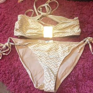 Two piece bathing suit